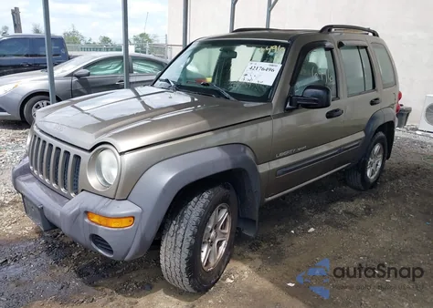2003 Jeep Liberty Sport из США, поврежденный, VIN 1J4GK48K63W602709